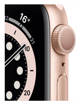 Apple Watch Series 6 GPS 44mm Aluminum Case with Sport Band Gold/Pink (золотистый/розовый песок) M00E3