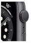Apple Watch Series 6 GPS 44mm Aluminum Case with Sport Band Space Grey/Black (серый космос/черный) M00H3