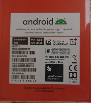 OnePlus 8 Pro 12/256Gb Ultramarine Blue EU