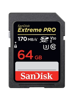 Карта памяти SanDisk Extreme Pro SDXC UHS-II 300MB/s 64Gb