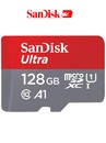 Карта памяти SanDisk Ultra microSDXC Class 10 UHS Class 1 A1 100MB/s 128Gb + SD adapter
