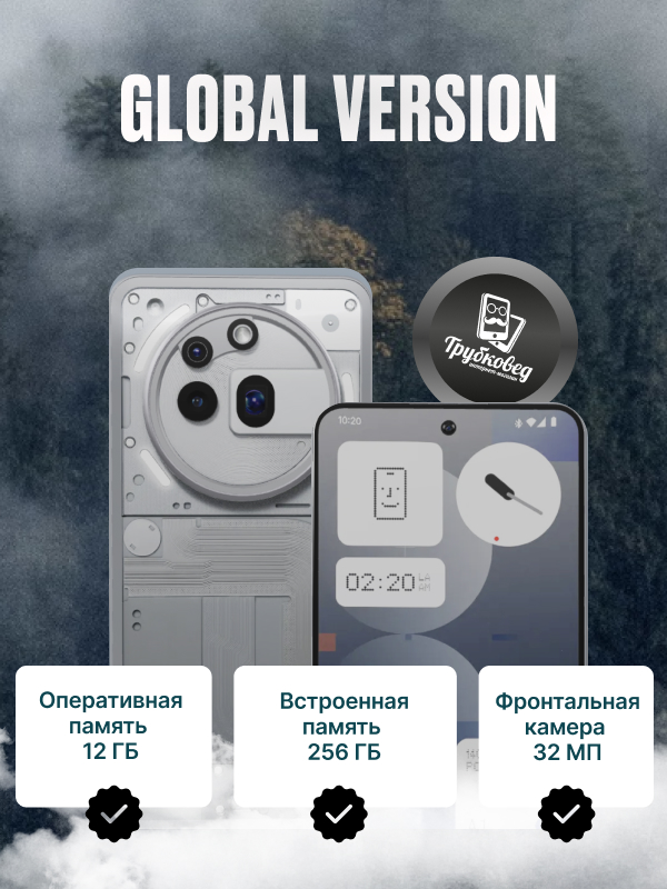 Nothing Phone (3a) Pro 12/256 ГБ Grey