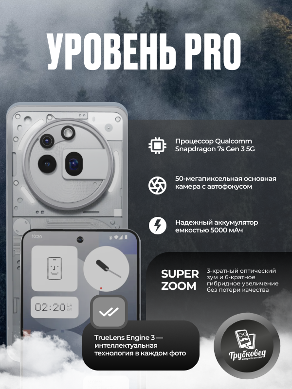 Nothing Phone (3a) Pro 12/256 ГБ Grey