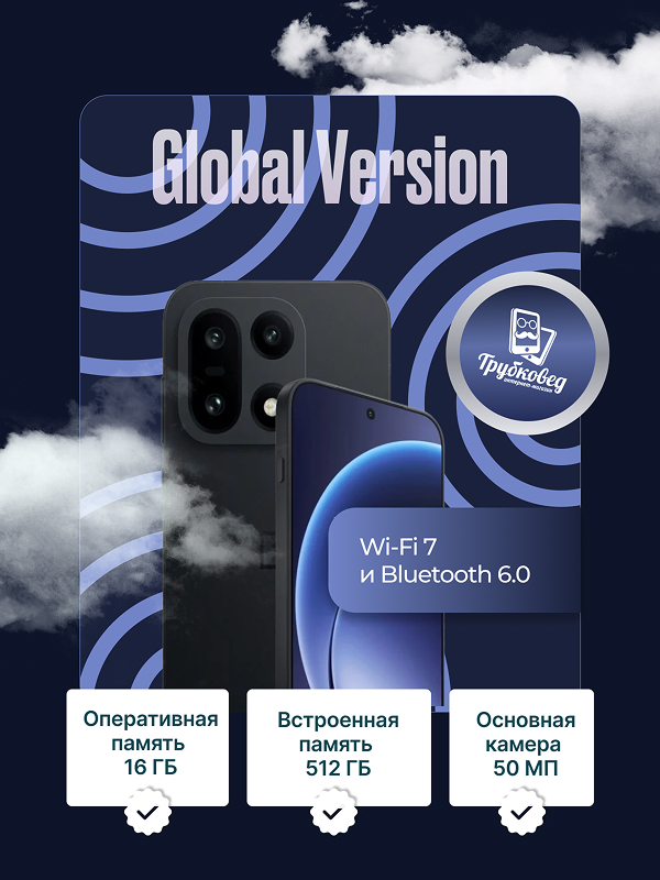 OnePlus 15 16/512 ГБ Infinite Black (CPH2747) Global Version