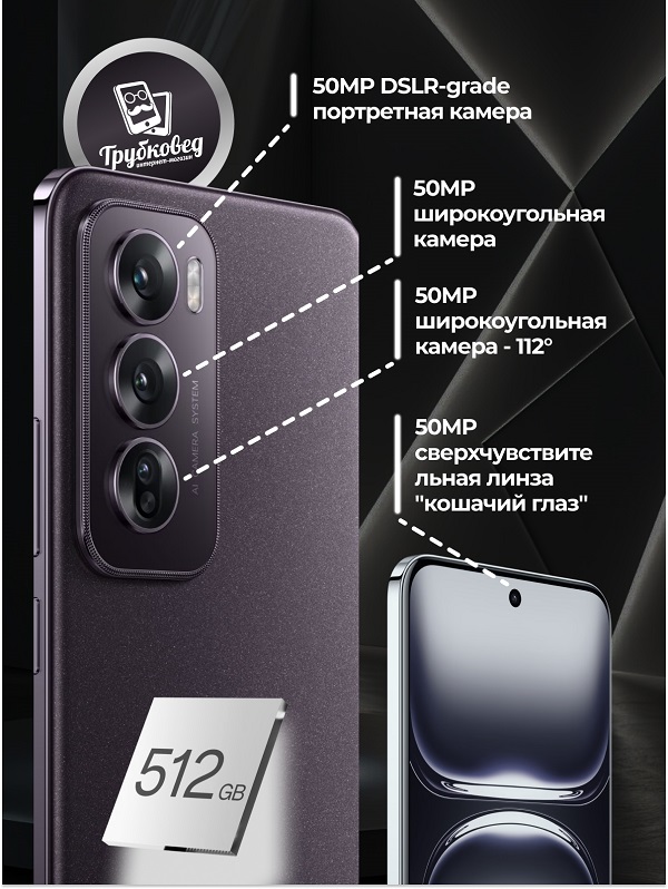 Oppo Reno 12 16/512 ГБ Matte Brown