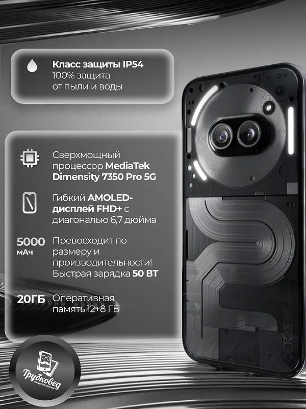 Nothing Phone (2a) Plus 12/256 ГБ Black