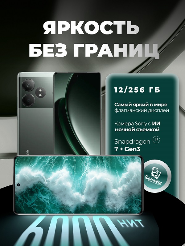 Realme GT6T 12/256 ГБ Razor Green