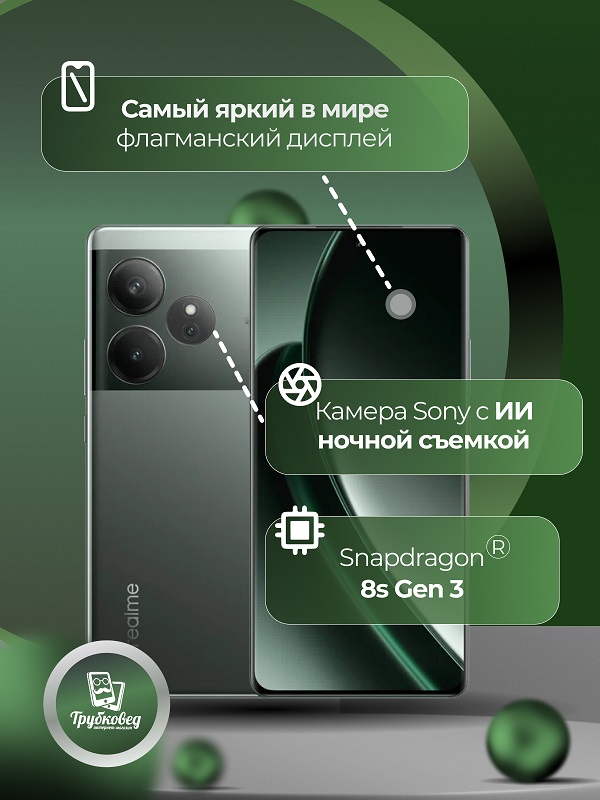 Realme GT6 12/256 ГБ Razor Green