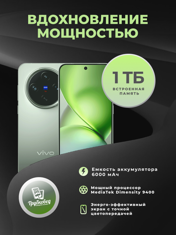 Vivo X200 Pro Mini 16/1 ТБ Green (V2419A)