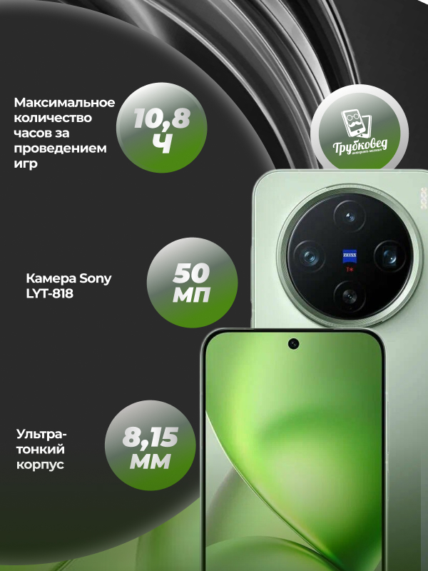 Vivo X200 Pro Mini 16/1 ТБ Green (V2419A)