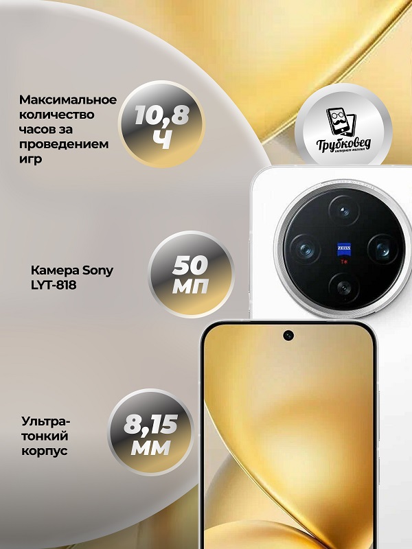 Vivo X200 Pro Mini 16/512 ГБ White (V2419A)