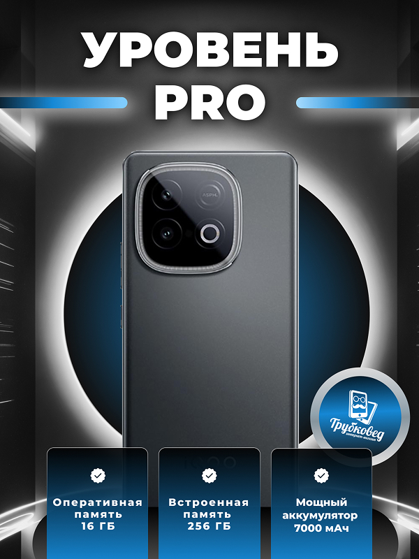 Vivo iQOO Z10 Turbo Pro 16/256 ГБ Black
