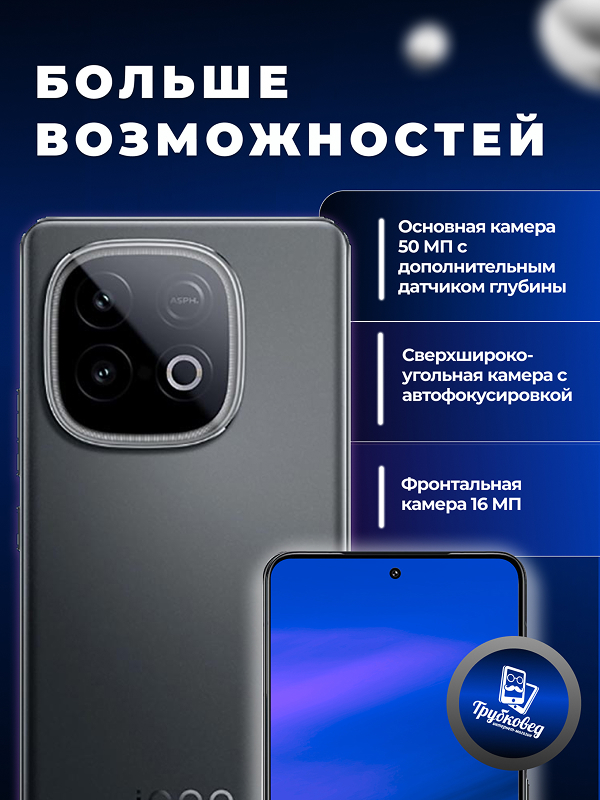 Vivo iQOO Z10 Turbo Pro 16/512 ГБ Black