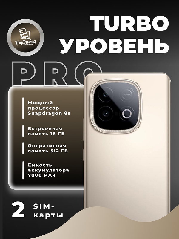 Vivo iQOO Z10 Turbo Pro 16/512 ГБ Gold