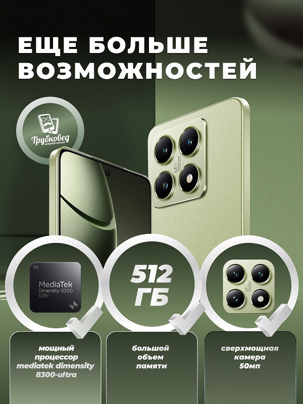 Xiaomi 14T 12/512 ГБ Lemon Green (зеленый) Global Version