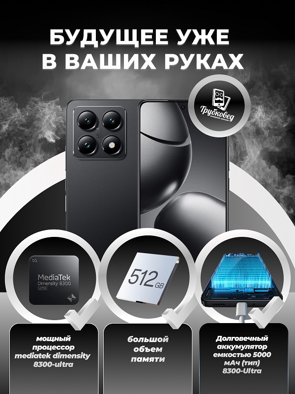 Xiaomi 14T 12/512 ГБ Titan Black (черный) Global Version