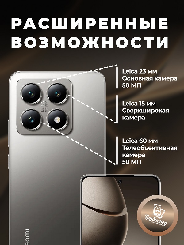 Xiaomi 14T Pro 12/256 ГБ Titan Gray (серый) Global Version