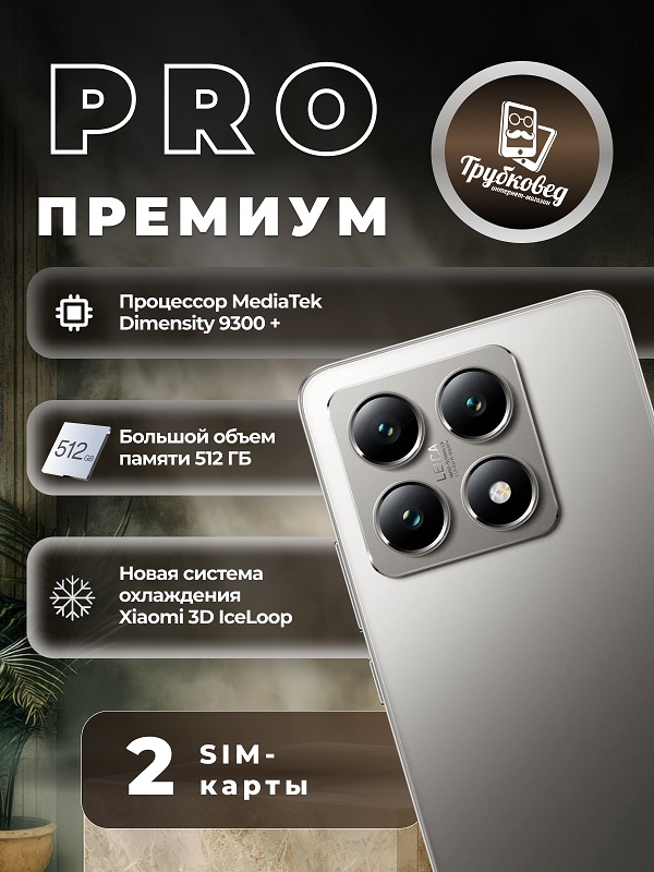 Xiaomi 14T Pro 12/512 ГБ Titan Gray (серый) Global Version