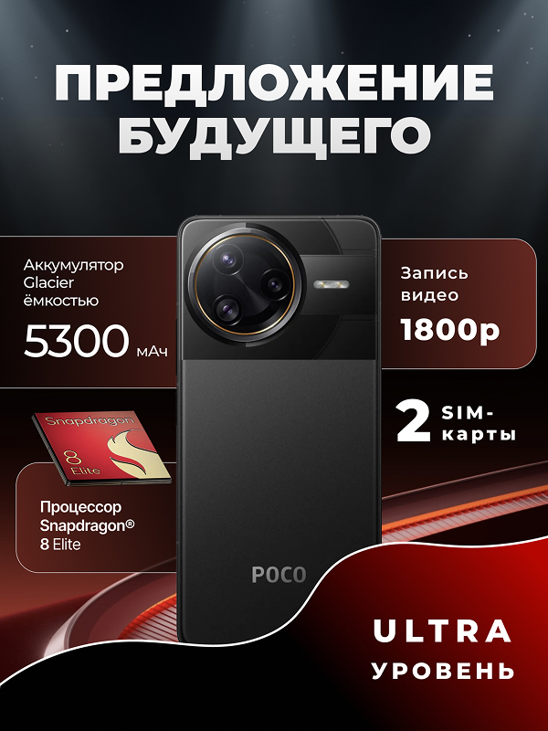 Xiaomi Poco F7 Ultra 12/256 ГБ Black