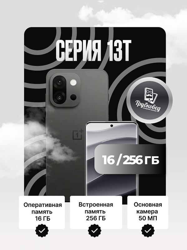 OnePlus 13T 16/256 ГБ Black