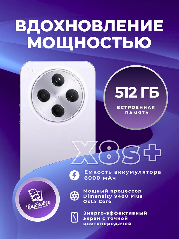 Oppo Find X8s+ 16/512 ГБ Purple