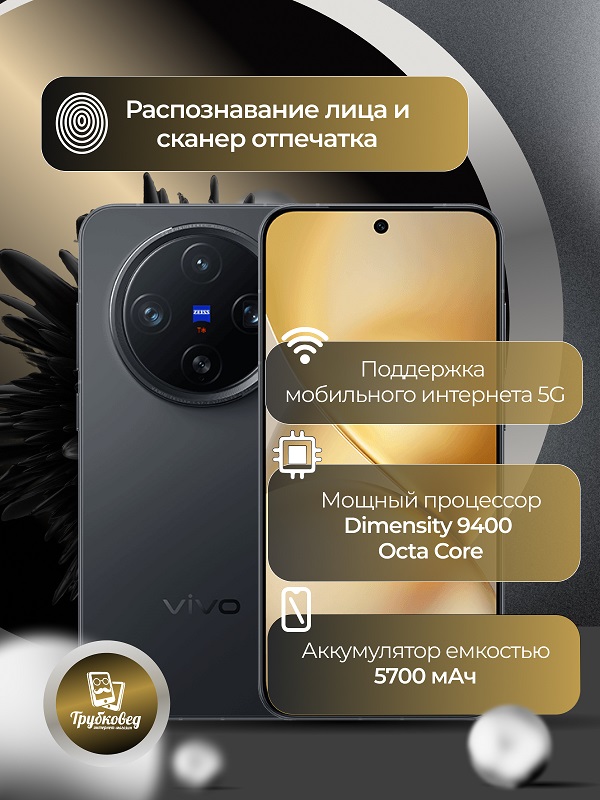 Vivo X200 Pro Mini 12/256 ГБ Black