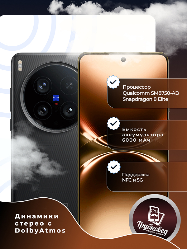 Vivo X200 Ultra 16/1 ТБ Black