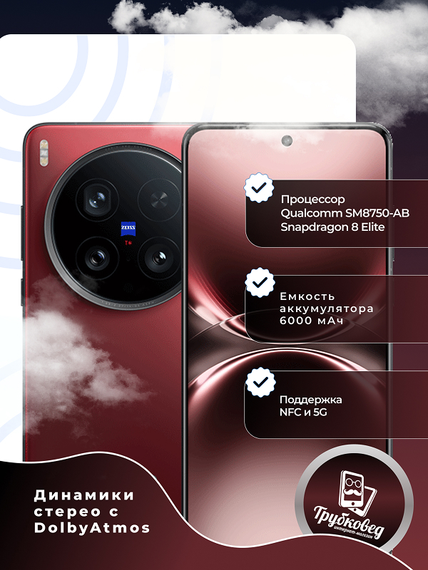 Vivo X200 Ultra 16/1 ТБ Red