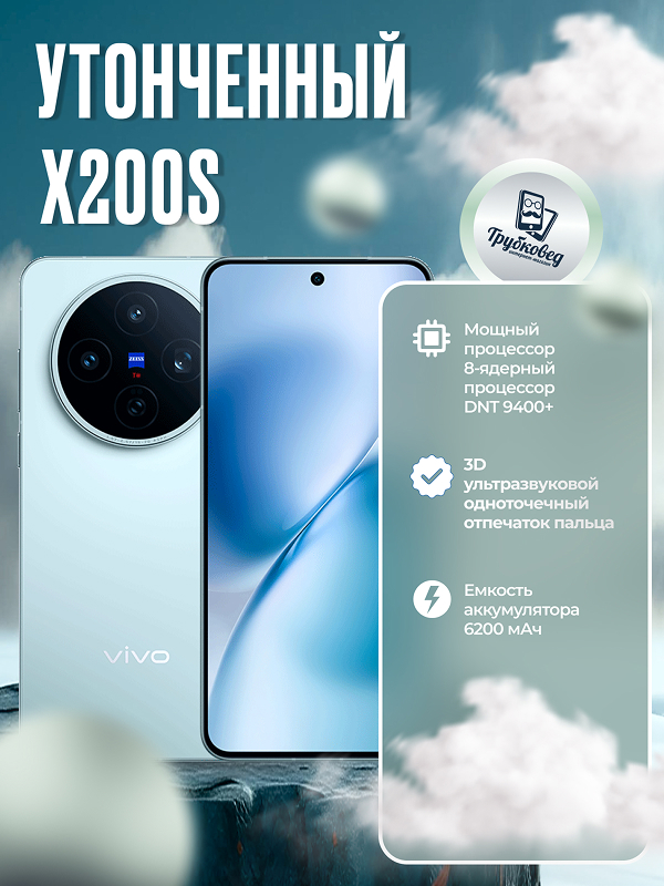 Vivo X200s 16/512 ГБ Blue
