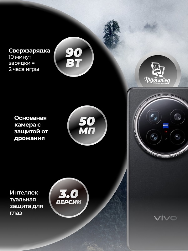 Vivo X200 16/1 TБ Black