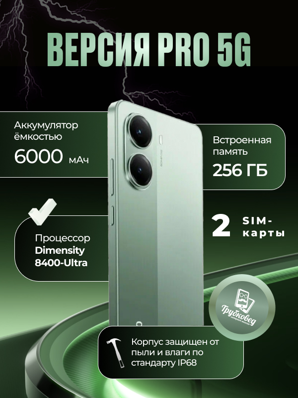 Xiaomi Poco X7 Pro 5G 12/256 ГБ Green